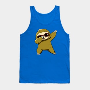 Dabbing Sloth Tank Top